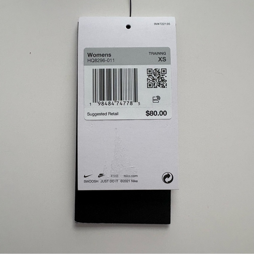 Women’s Nike Form Stealth Evaporation Long Sleeve Bodysuit Shirt XS MSRP $80 - Picture 5 of 8